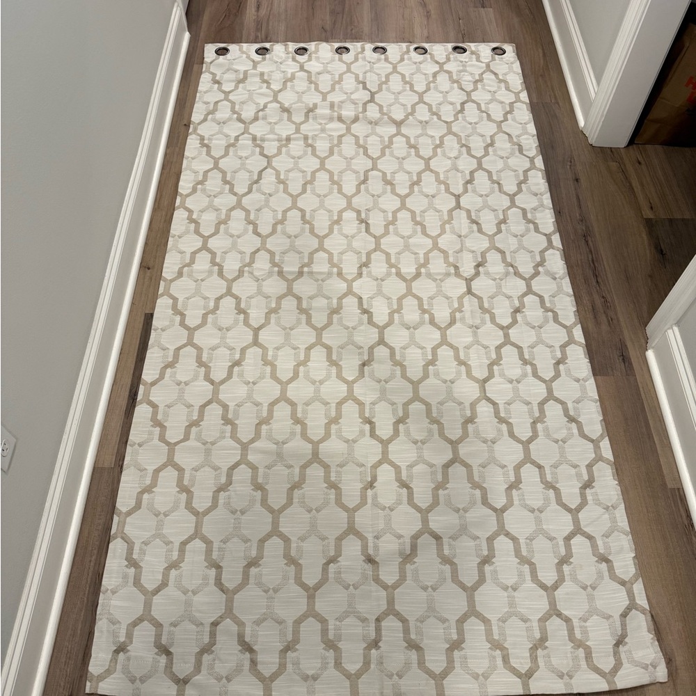 Quatrefoil Print Curtains